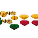 Farbstein-Diamant-Ohrhänger - Foto 7
