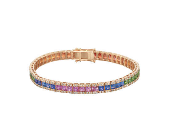 . SAPPHIRE-DIAMOND-BRACELET - photo 1
