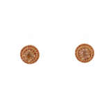 . Morganite-Sapphire-Ear-Studs - photo 1