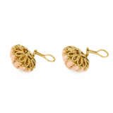 Korall-Diamant-Ohrclips - Foto 3
