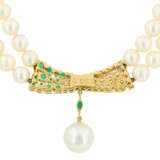 . Pearl-Emerald-Diamond-Necklace - photo 3
