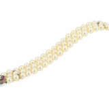 . Pearl-Ruby-Diamond-Bracelet - фото 1
