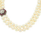 . Pearl-Ruby-Diamond-Necklace - фото 1