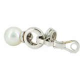 . Pearl-Diamond-Ear-Stud-Clips - photo 4