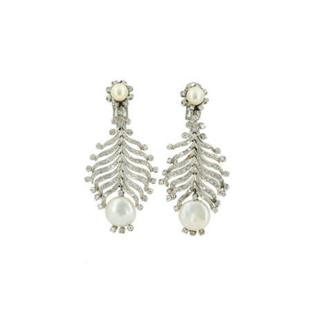 . Pearl-Diamond-Earrings - фото 1