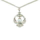 . Pearl-Diamond-Pendant-Necklace - photo 2
