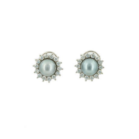 . Tahiti-Pearl-Diamond-Ear-Clip-Ons - фото 1