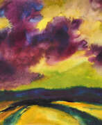 Watercolor. Herbert Beck. Untitled