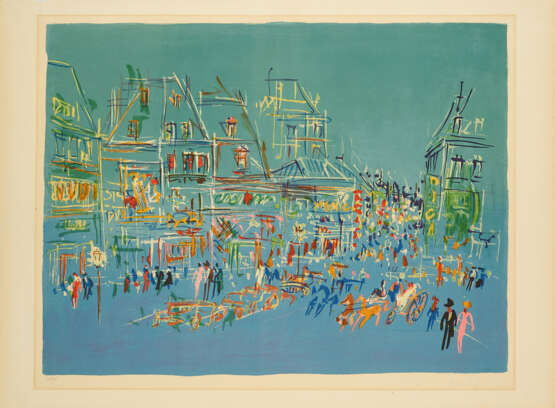 Jean Dufy. Place Pigalle - La Nuit - photo 1