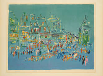 Jean Dufy. Place Pigalle - La Nuit