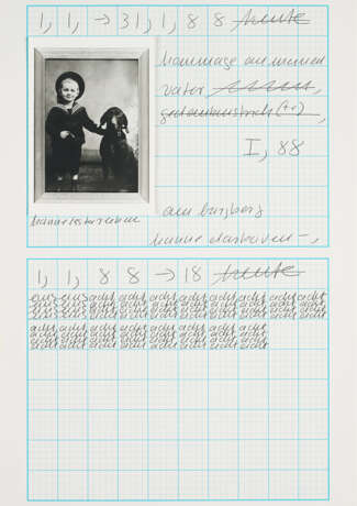 Hanne Darboven. Hommage an meinen Vater - Foto 2