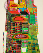 Sérigraphie. Friedensreich Hundertwasser. Good Morning City