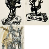Martin Disler. Mixed Lot of 3 Works on Paper - фото 1