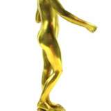 Antonin Carl&egrave;s (1851-1919) &ldquo;Youth&rdquo; Gilt Bronze Sculpture Bronze onyx Art Nouveau Late 19th century - photo 4