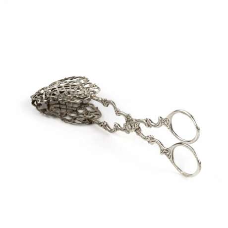 Silver tongs for dessert. Silver 925 Neorococo 20th century - photo 4