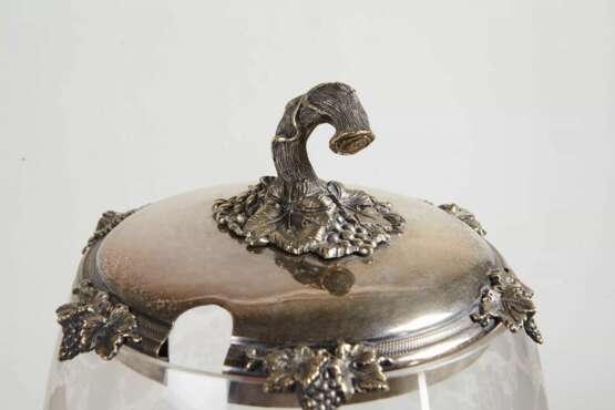 Bol perche avec six verres Glass and silver-plated metal Jugendstil At the turn of 19th -20th century - photo 3