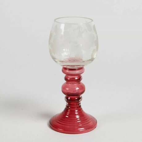 Bol perche avec six verres Glass and silver-plated metal Jugendstil At the turn of 19th -20th century - photo 4
