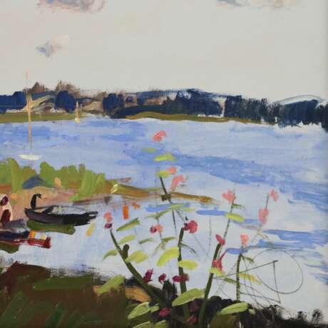 Janis Pauluks. Lielupe. 1953 oil on cardboard Mid-20th century - photo 3