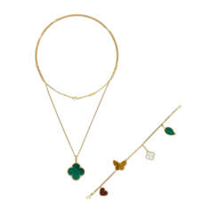 NO RESERVE - VAN CLEEF & ARPELS MULTI-GEM 'ALHAMBRA' JEWELLERY