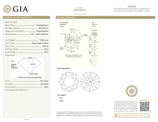 NO RESERVE - COLOURED DIAMOND AND DIAMOND RING - photo 3