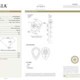 COLOURED DIAMOND AND DIAMOND RING - photo 3