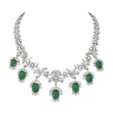 NO RESERVE - EMERALD AND DIAMOND NECKLACE - photo 3
