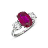RUBY AND DIAMOND RING - photo 1