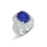 NO RESERVE - SAPPHIRE AND DIAMOND RING - фото 1