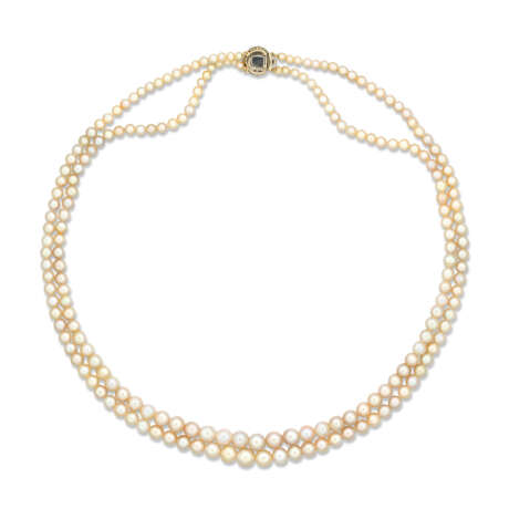 NATURAL PEARL AND DIAMOND NECKLACE - photo 2