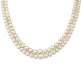 NATURAL PEARL AND DIAMOND NECKLACE - photo 4