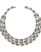 ADLER MULTI-GEM AND DIAMOND NECKLACE