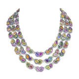 ADLER MULTI-GEM AND DIAMOND NECKLACE - photo 3