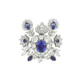 NO RESERVE - GUCCI TANZANITE, SAPPHIRE AND DIAMOND 'HORTUS DELICIARUM' BROOCH - photo 1