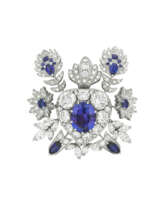 NO RESERVE - GUCCI TANZANITE, SAPPHIRE AND DIAMOND 'HORTUS DELICIARUM' BROOCH