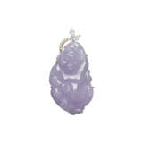 NO RESERVE - THREE JADEITE MONKEY AND DIAMOND PENDANTS - photo 4