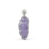 NO RESERVE - THREE JADEITE MONKEY AND DIAMOND PENDANTS - photo 7