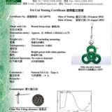 NO RESERVE - JADEITE AND DIAMOND PENDANT - photo 3