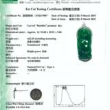 NO RESERVE - JADEITE AND DIAMOND PENDANT - photo 3