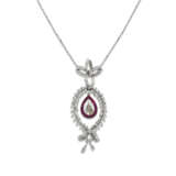 NO RESERVE - GROUP OF DIAMOND AND RUBY JEWELLERY - Foto 9