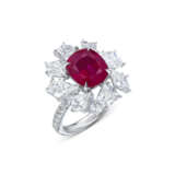 RUBY AND DIAMOND RING - photo 1