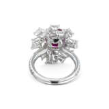 RUBY AND DIAMOND RING - photo 2