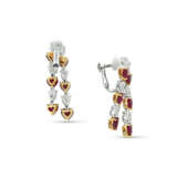 RUBY AND DIAMOND NECKLACE AND EARRINGS - photo 3