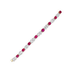 RUBY AND DIAMOND BRACELET