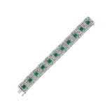 NO RESERVE - EMERALD AND DIAMOND BRACELET AND RING - Foto 2