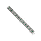 NO RESERVE - EMERALD AND DIAMOND BRACELET AND RING - Foto 3