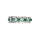 NO RESERVE - EMERALD AND DIAMOND BRACELET AND RING - Foto 4
