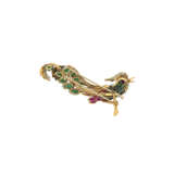 NO RESERVE - MAUBOUSSIN PARIS MULTI-GEM BIRD BROOCH - photo 2