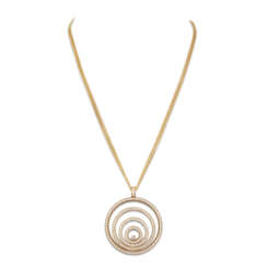 NO RESERVE - CHOPARD DIAMOND 'HAPPY SPIRIT' PENDENT NECKLACE