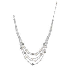 BULGARI PEARL AND DIAMOND NECKLACE