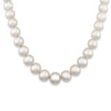 NO RESERVE - MIKIMOTO PEARL NECKLACE; TOGETHER WITH A PEARL AND DIAMOND RING - photo 7